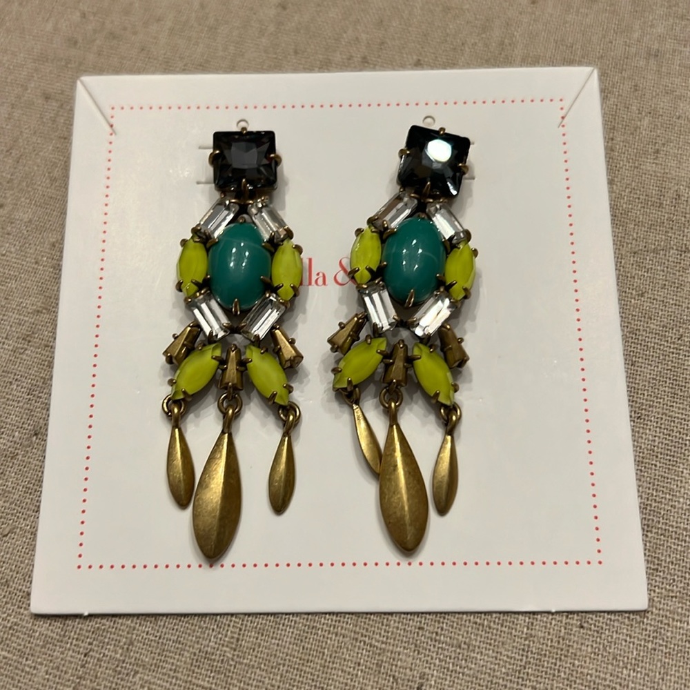 Stella & Dot Jardín Chandelier earrings